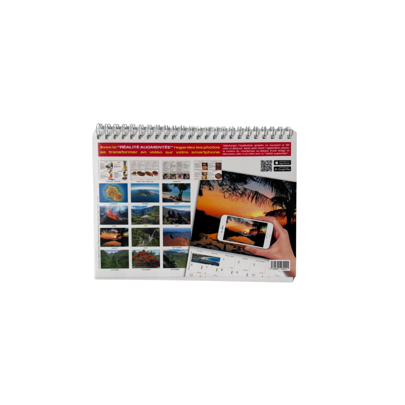 Calendrier 2026 – Île de La Réunion en Réalité Augmentée  Serge Gelabert