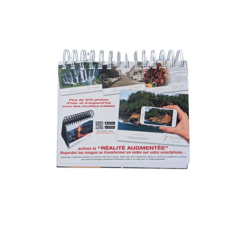 Calendrier Perpétuel 2026 de La Réunion – Réalité Augmentée & Recettes Créoles