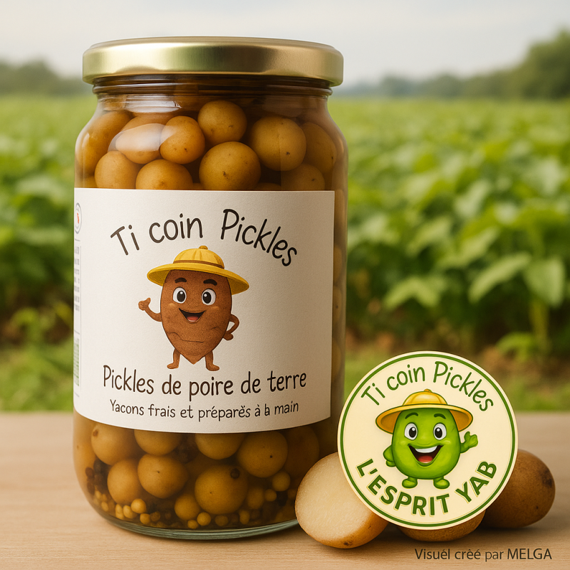 Pickles de Poire de Terre – Ti Coin Pickels | Frais, croquant et 100% local