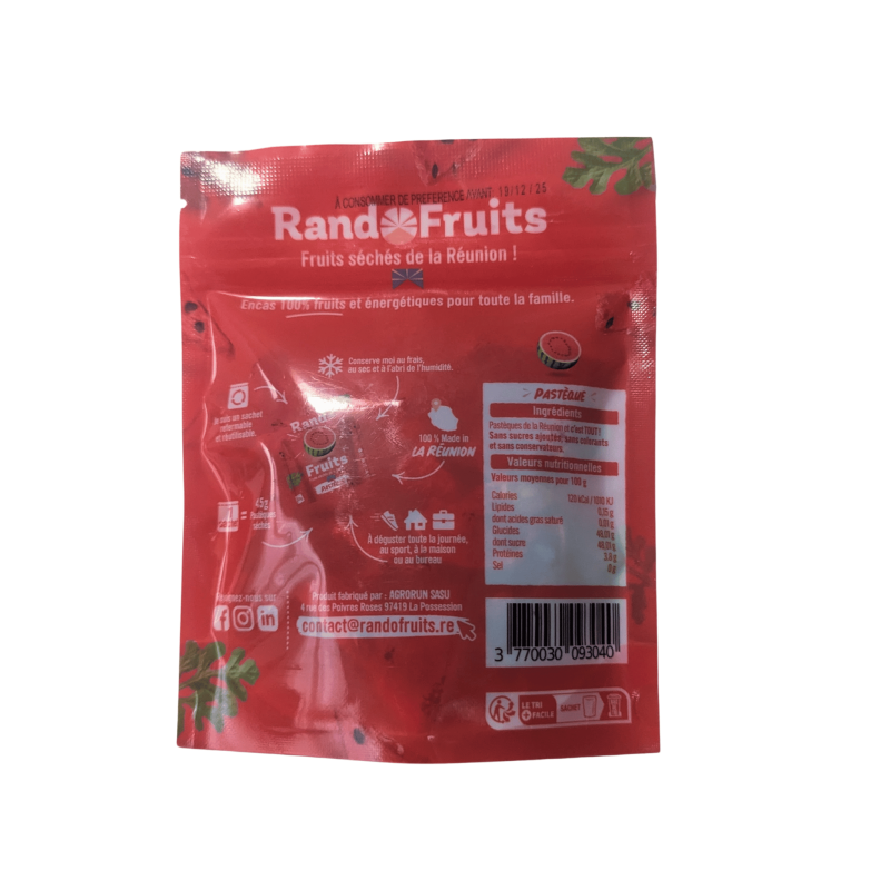 Pastèque  séché RandoFruits – Énergie naturelle & saveur exotique | MELGA.re