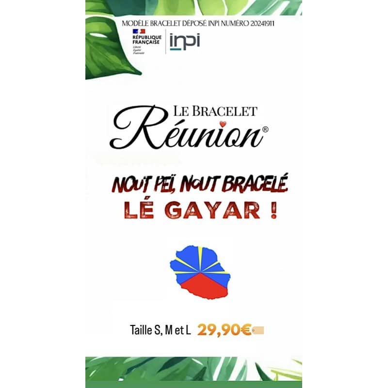 Le Bracelet Réunion en pierre de lave – Identité réunionnaise