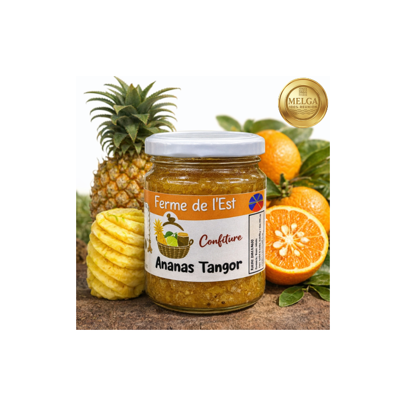 Confiture Ananas Tangor | Ferme de l’Est – Confiture Réunion