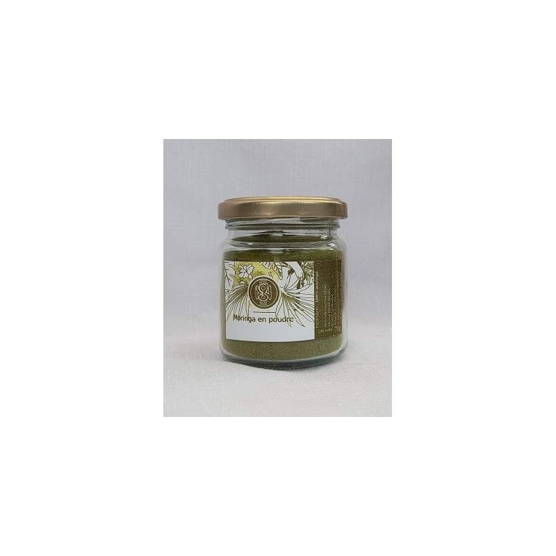 Moringa en poudre 35g – Superaliment Réunion | Nature & Gourmandises