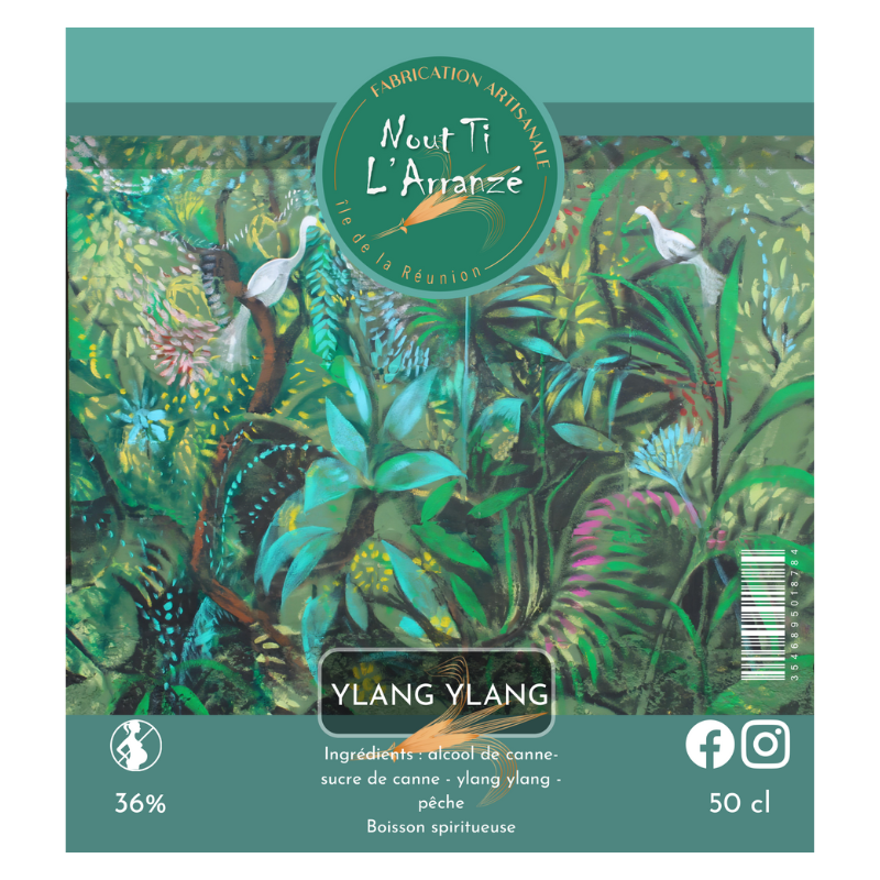 NOUT TI L’ARRANZE -MELGA RHUM ARRANGE YLANG YLANG PECHE