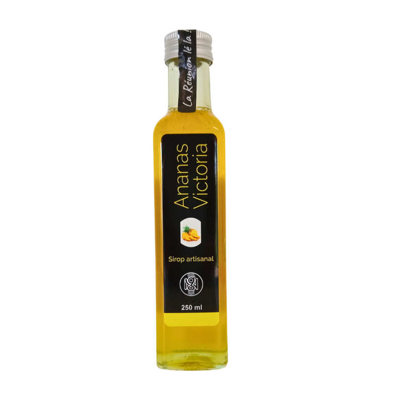 Sirop d’Ananas Victoria – L’intensité du fruit d’exception de La Réunion Issu de l’un des fruits les plus réputés au monde, ce s