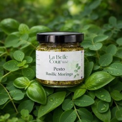 Pesto Basilic Moringa Bio – La Belle Cour | Île de la Réunion