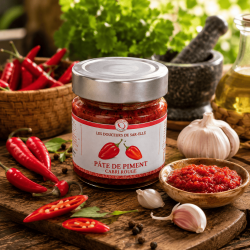 Pâte de Piment Cabri Rouge Artisanale 115 g | Les Douceurs de Sar'Elle | MELGA
