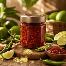 Pâte de Piment Citron Caviar Artisanale Réunion | Les Douceurs de Sar'elle | MELGA