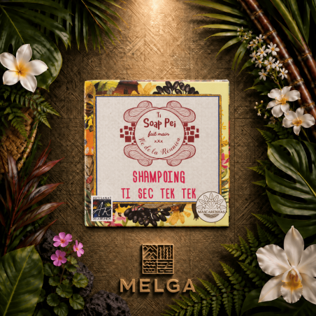 Shampoing solide Ti Sec Tek Tek 70 g – Ti Soap Péi | MELGA