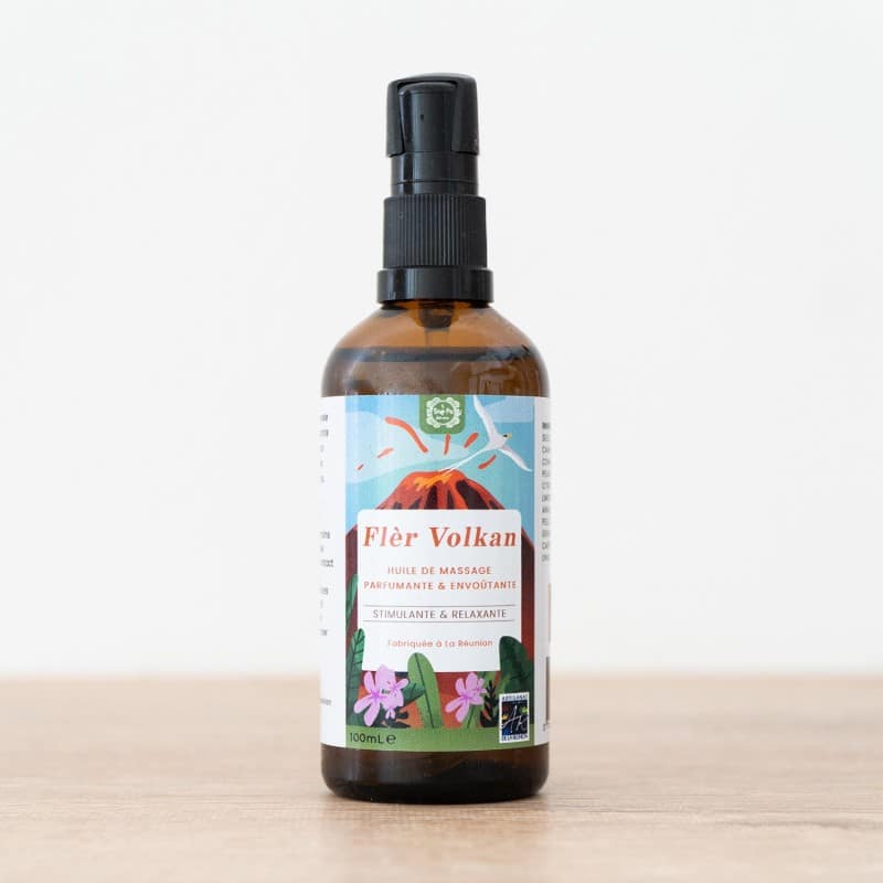 Huile de massage Flèr Volkan 100 ml | MELGA