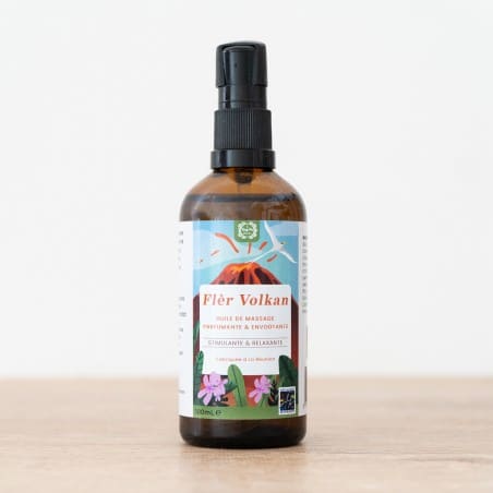 Huile de massage Flèr Volkan 100 ml | MELGA