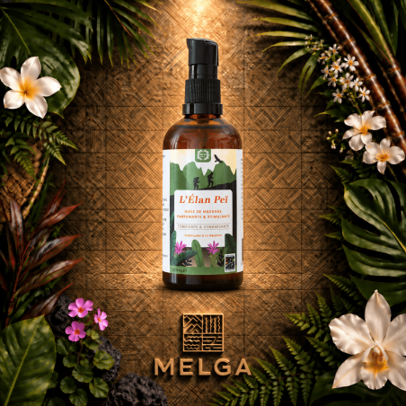 Huile de massage L’Élan Péi 100 ml | MELGA