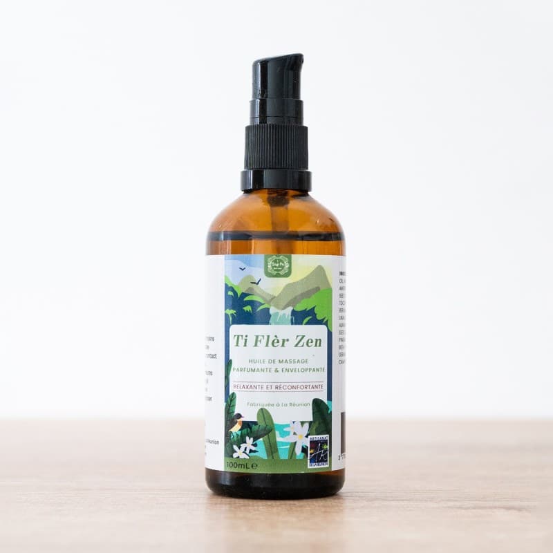 Huile de massage L’Élan Péi 100 ml | MELGA