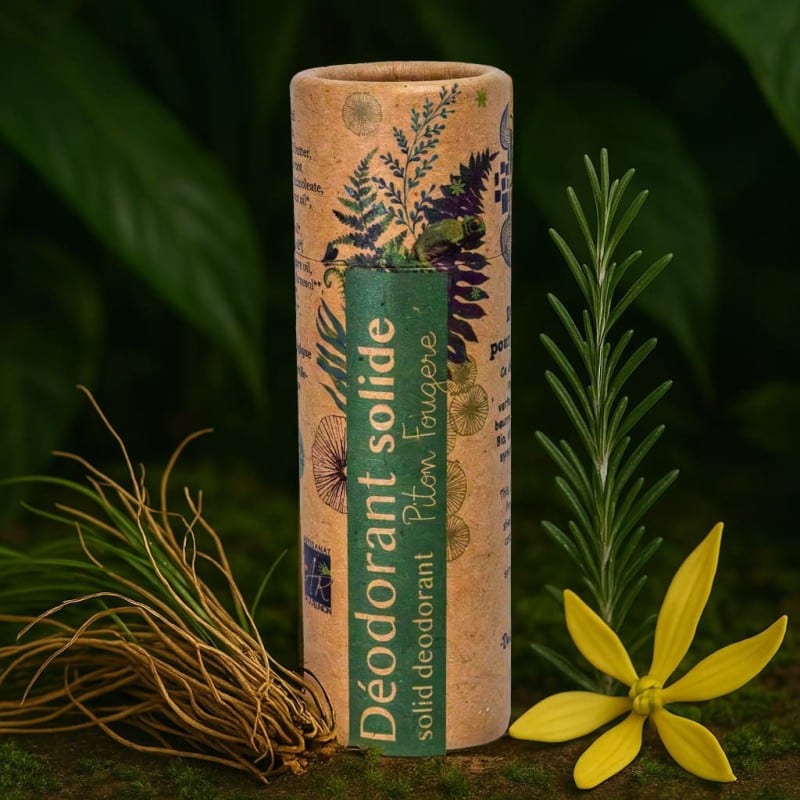 Déodorant solide Piton Fougère 55 g | MELGA