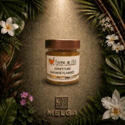 CONFITURE BANANE FLAMBEE  - La Ferme de L'Est