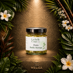 Pesto Basilic Moringa Bio – La Belle Cour | Île de la Réunion