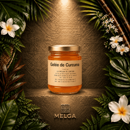 Gelée de Curcuma confectionnée par la Maison du Curcuma.