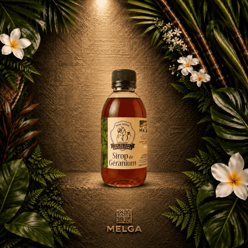 SIROP DE GERANIUM - La Maison du Curcuma / Mémé Rivière
