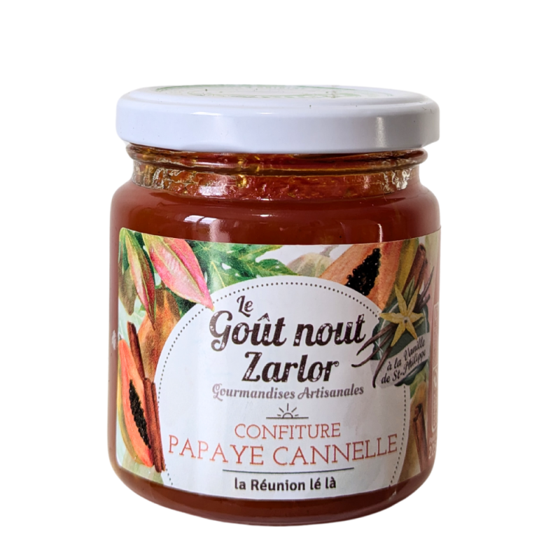 CONFITURE  PAPAYE CANNELLE - Le Goût Nout'Zarlor