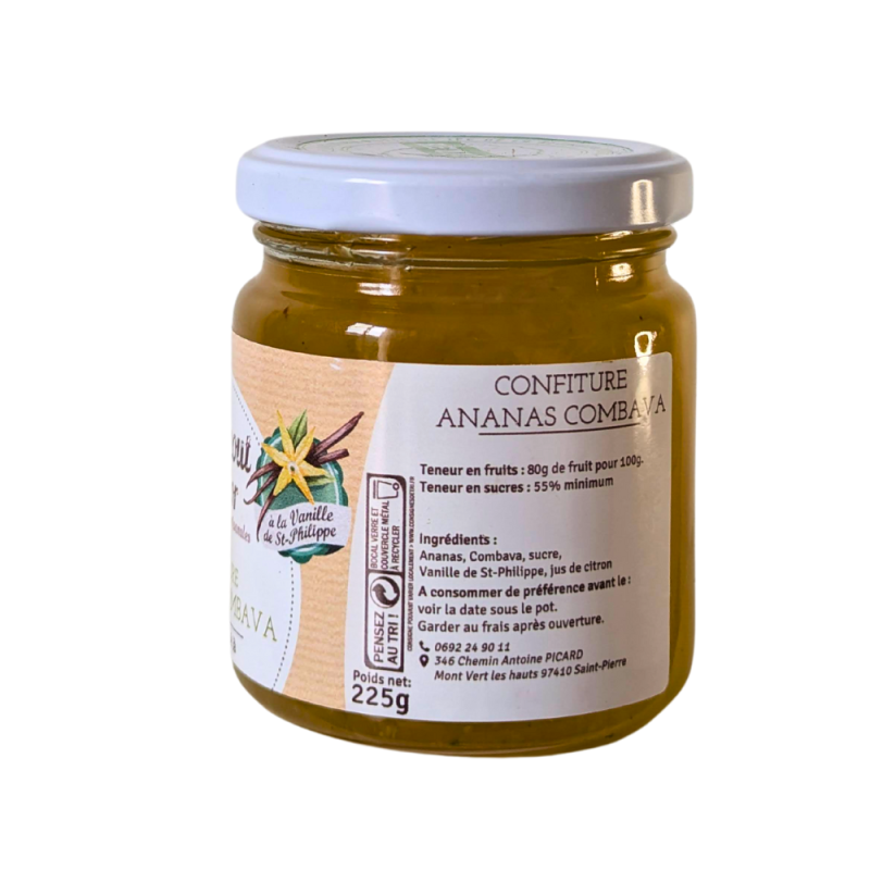 CONFITURE ANANAS COMBAVA - Le Goût Nout'Zarlor