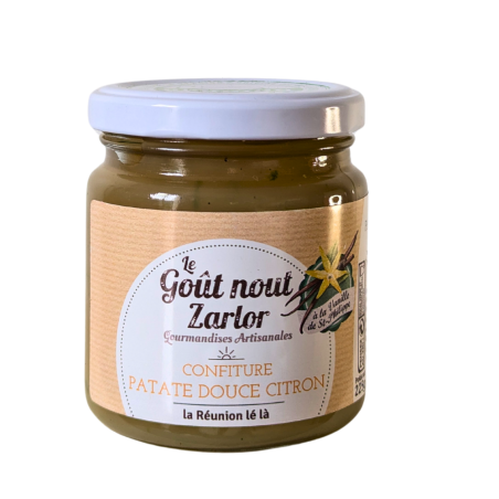 Confiture Patate Douce Citron Le Goût Nout Zarlor