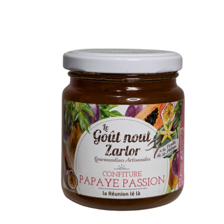 CONFITURE PAPAYE PASSION- Le Goût Nout'Zarlor