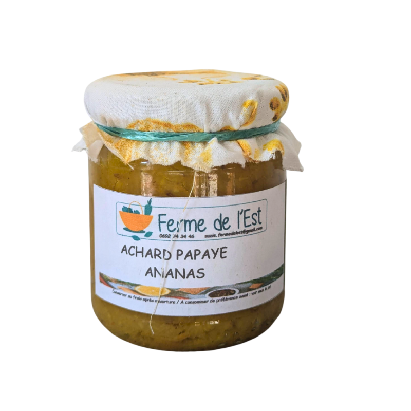 CONFITURE Papaye Ananas - La Ferme de L'Est