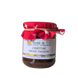 CONFITURE PAPAYE PASSION La Ferme De L'Est