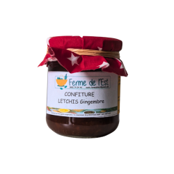 CONFITURE LETCHIS GINGEMBRE