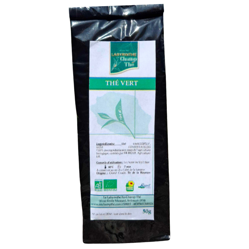 Thé Vert en sachet de 20g et 50g