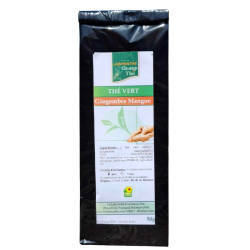 Thé Vert Gingembre-Mangue en sachet de 20g et 50g