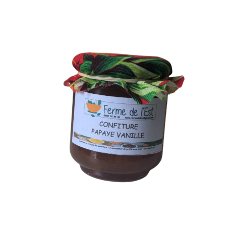 Confiture de Papaye à la Vanille de Suzie : Un Délice Créole  Préparée avec passion par Suzie à la Ferme de l'Est