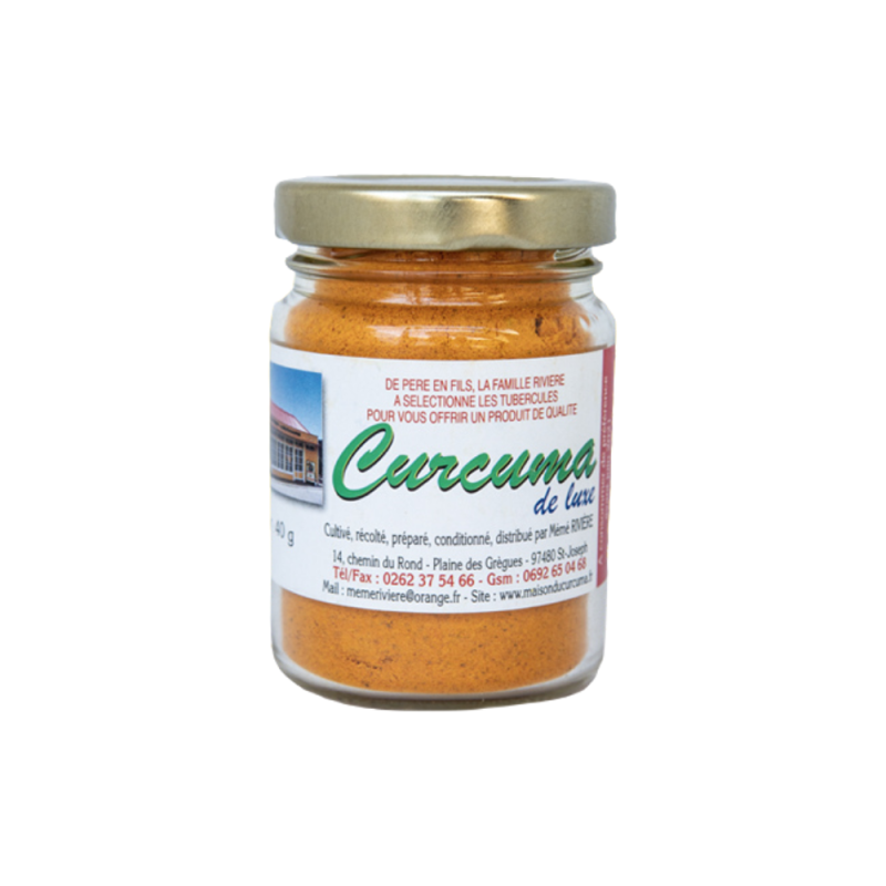 CURCUMA DE LUXE, la meilleur qualité de Curcuma de la Maison du Curcuma / Mémé Rivière, il est issue des meilleurs racines