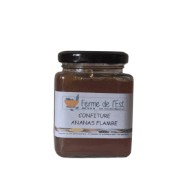 CONFITURE ANANAS FLAMBEE La Ferme De L'Est