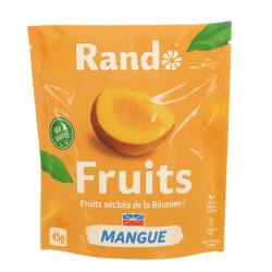 Mangue séchée RandoFruits – 100% fruit naturel de La Réunion | MELGA.re   MELGA.fr
