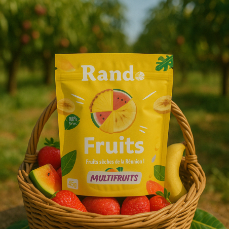 Multifruits séchés RandoFruits – Saveurs tropicales 100 % naturelles | MELGA.re