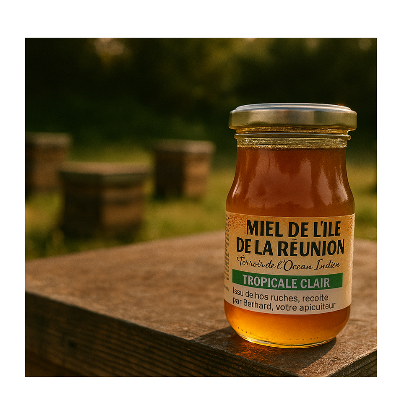 Miel Tropical Clair – Les Ruchers d’Autre Foies | Miel de La Réunion Authentique
