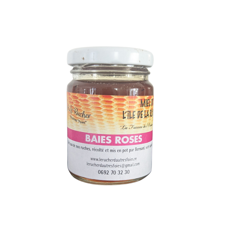 Miel aux Baies Roses – Bernard Savreux | Miel épicé de La Réunion