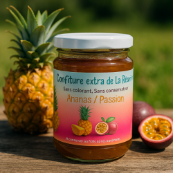 Confiture Ananas Passion – Confiture artisanale de La Réunion