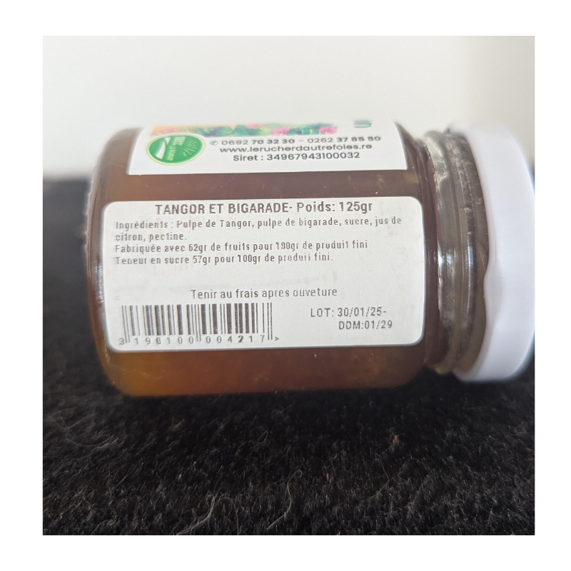Confiture Tangor Bigarade – Agrumes de La Réunion | Recette artisanale
