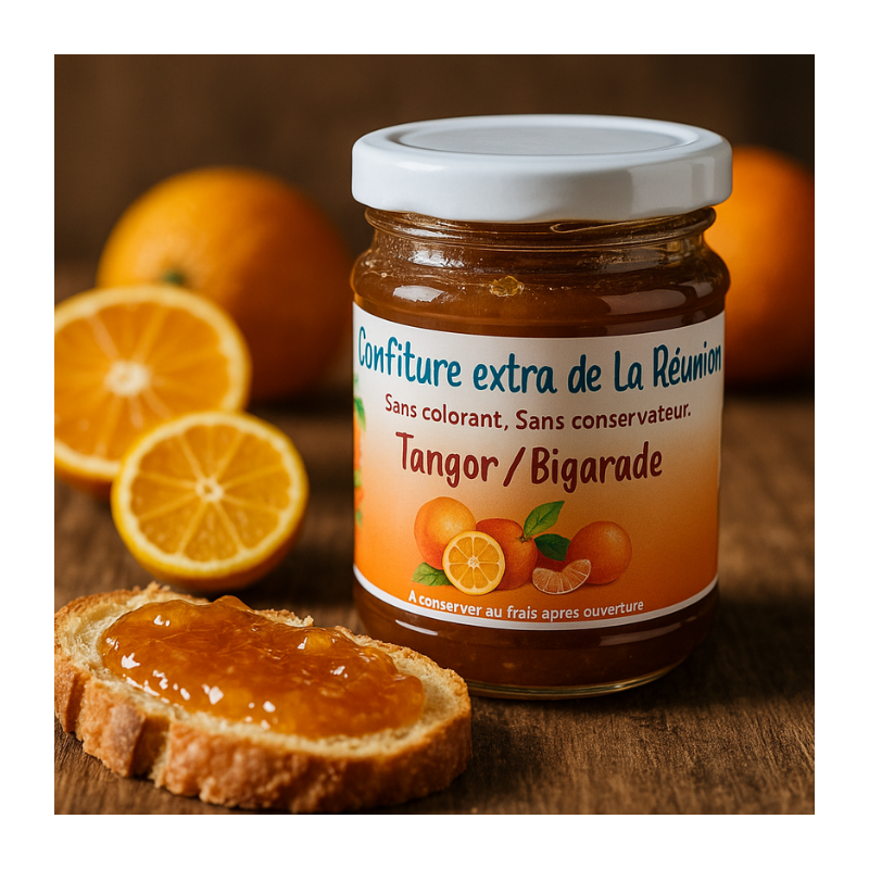 Confiture Tangor Bigarade – Agrumes de La Réunion | Recette artisanale
