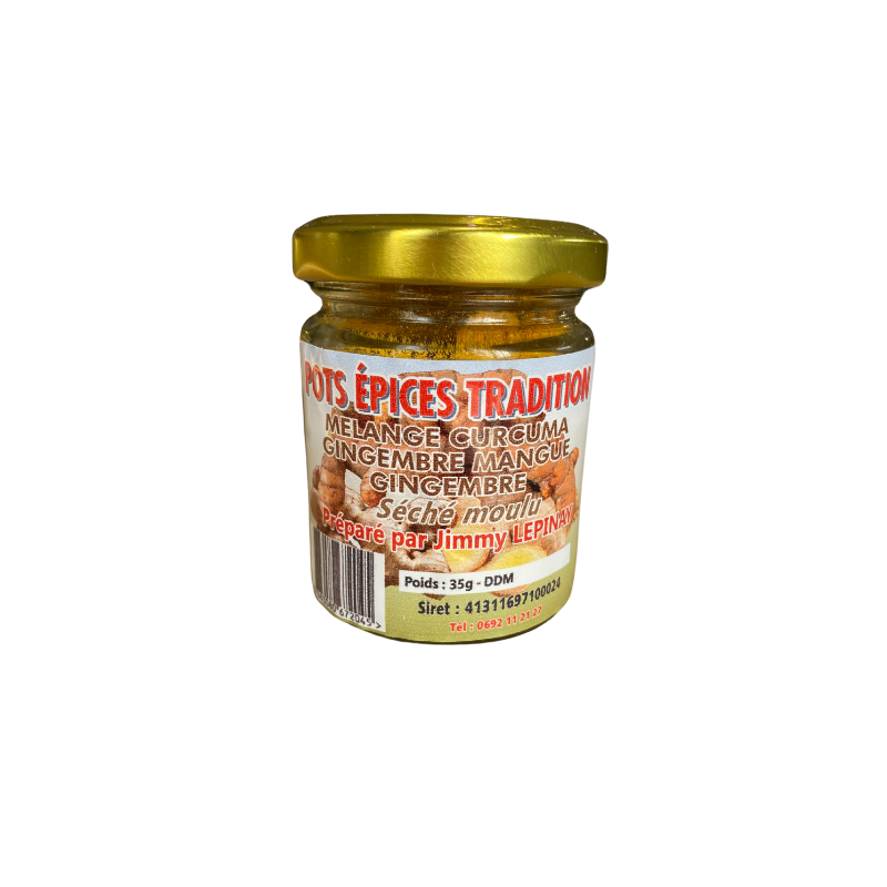 🇷🇪 - Mélange Gingembre Mangue & Gingembre – Pots Epices Tradition par Jimmy LEPINAY