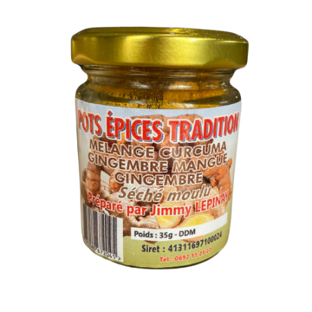 🇷🇪 - Mélange Gingembre Mangue & Gingembre – Pots Epices Tradition par Jimmy LEPINAY