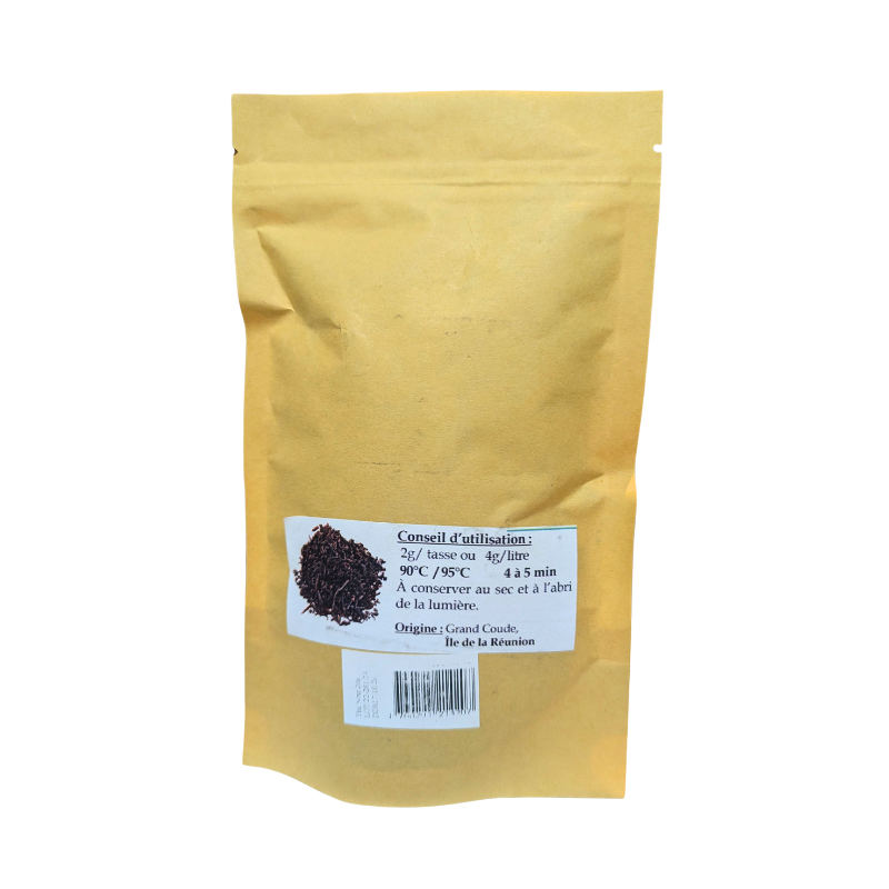 Thé Noir Grand Cru en sachet de 20g, le café à le bourbon pointu, le thé à le Thé noir Grand Cru