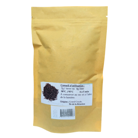 Thé Noir Grand Cru en sachet de 20g, le café à le bourbon pointu, le thé à le Thé noir Grand Cru