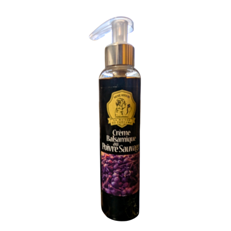 La Crème Balsamique au Poivre de la Maison du Curcuma né de la collaboration entre la maître Vinaigrier CHAIX et Mémé Rivière