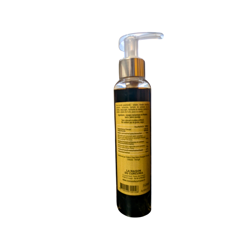 La Crème Balsamique au Poivre de la Maison du Curcuma né de la collaboration entre la maître Vinaigrier CHAIX et Mémé Rivière