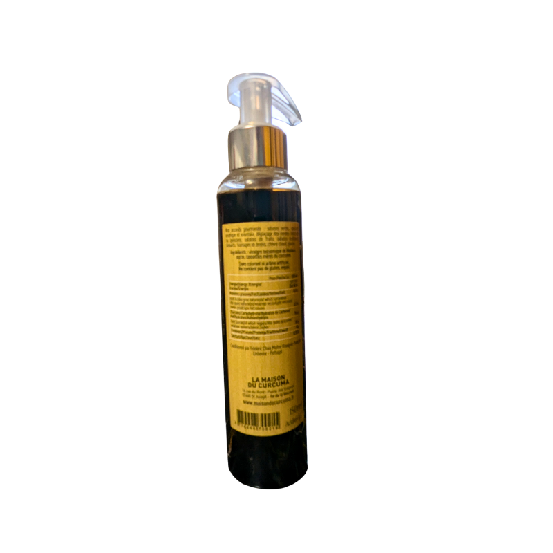 La Crème Balsamique Curcuma de la Maison du Curcuma né de la collaboration entre la maître Vinaigrier CHAIX et Mémé Rivière