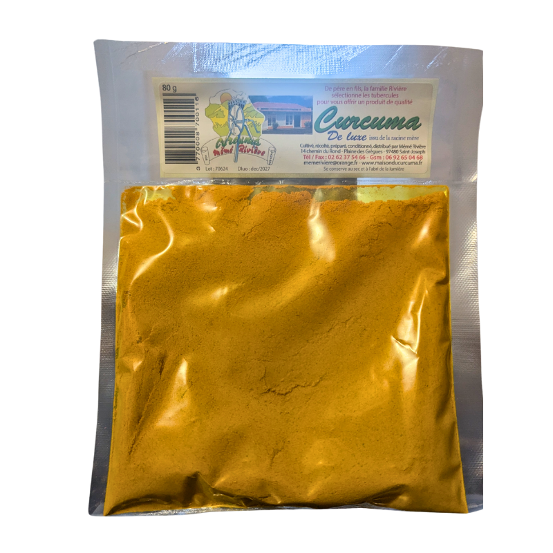 Curcuma de Luxe, extrait de la racine mère, le plus intense est qualitatif du Curcuma.
