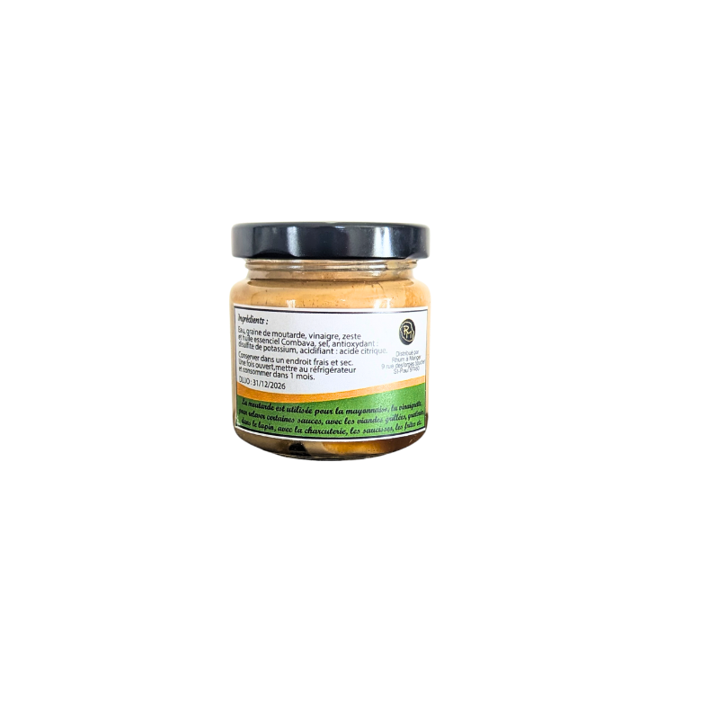 Moutarde Aromatisée au Géranium
